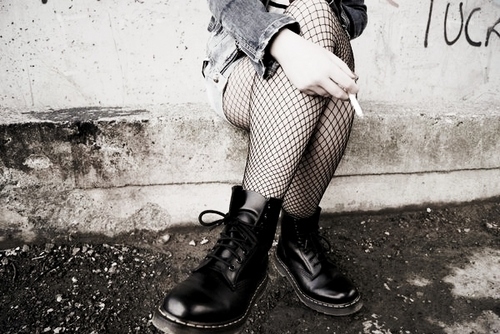 boots, cigarette and dr martens