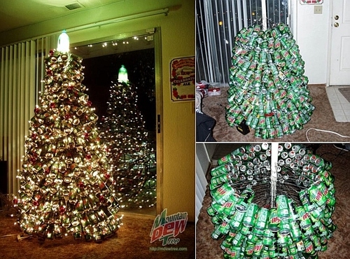 cans, christmas and christmas tree