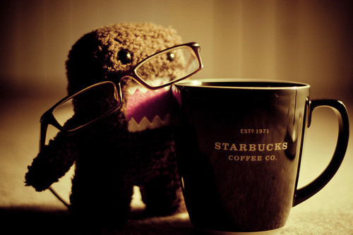 coffee, cute and domo