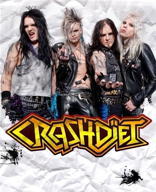 crashdiet, eric young and martin sweet