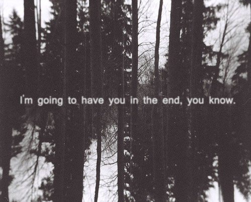 end, have you and in the end