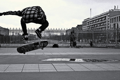 guy,  jump and  skate