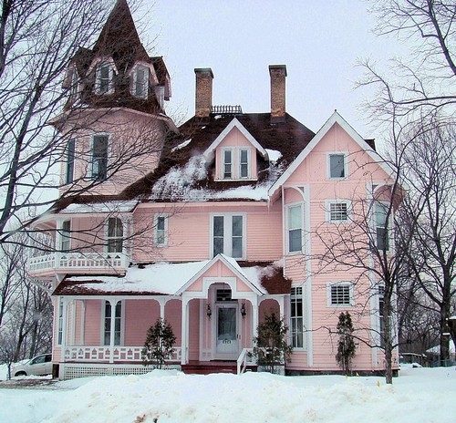 house, pink and pretty