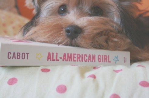 adorable, all-american girl and book