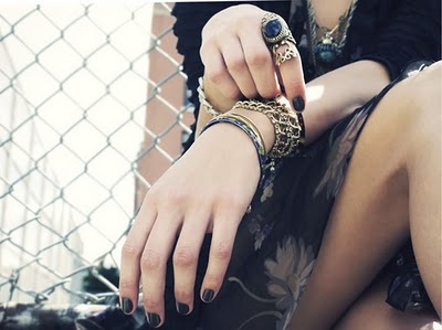 accessories,  black and  girl