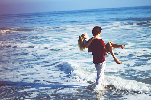 amor, beach and couple