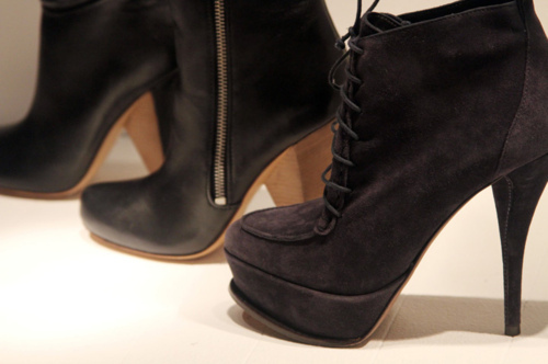 ankle boots, black and fashion