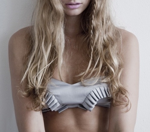 bathing suit, beautiful, blonde, braid, chic, color