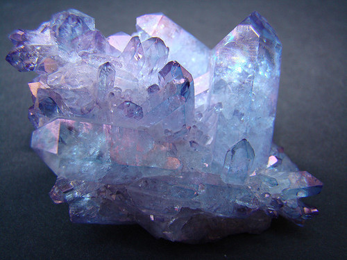 beautiful, blue and crystal