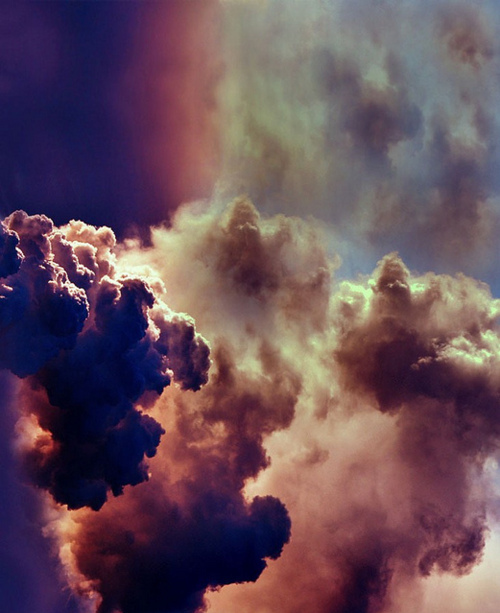 bloud, cloud and colour