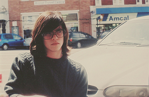 boy, car and glasses