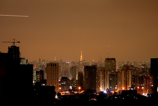 brazil, city, cum, night, sao
