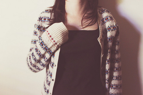 brown hair, girl and jumper