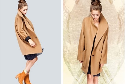 bun,  camel coat and  fashion