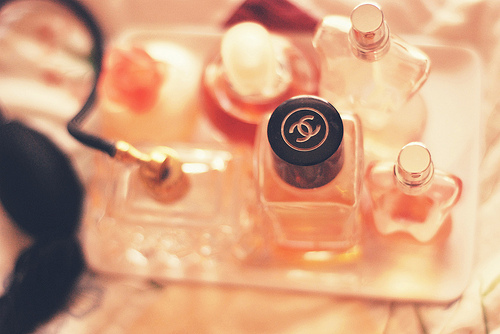 chanel, fragance and heart