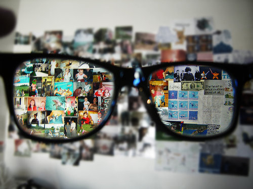 creative, glasses, memories, photography, pictures