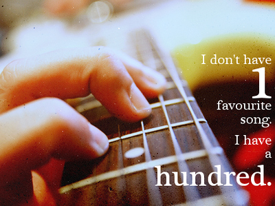 favourite,  guitar and  hundred