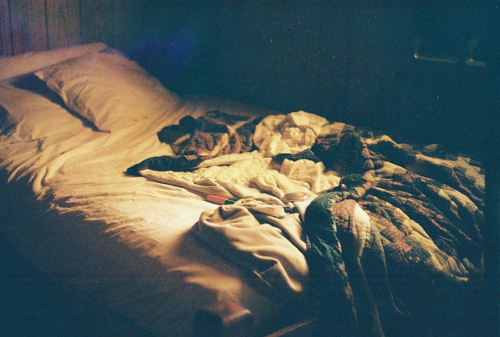 bed, bedroom and dark