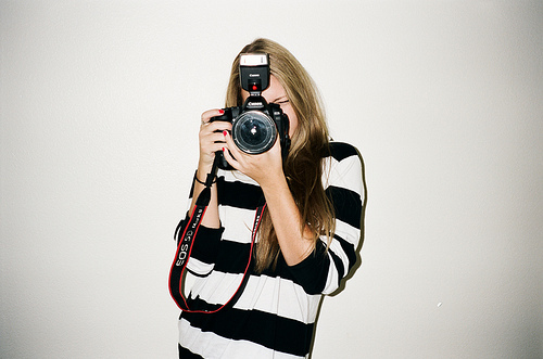 blond, camera and cool