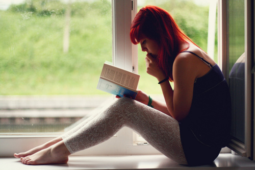 book, books and girl