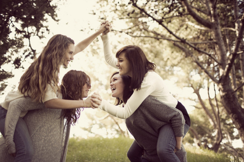 cute, friends and laughter
