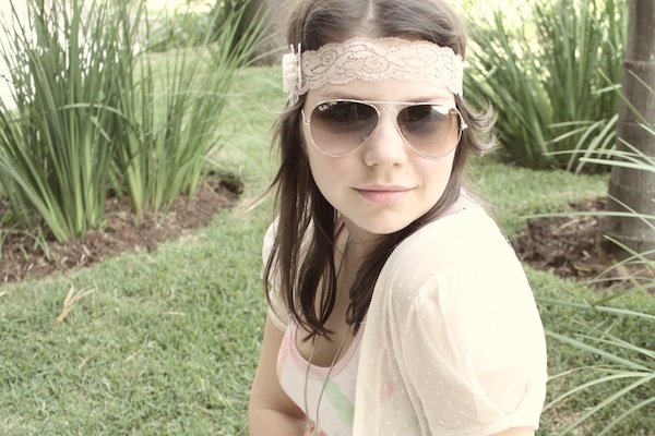 fashion, girl, hair, headband, nature, sunglasses
