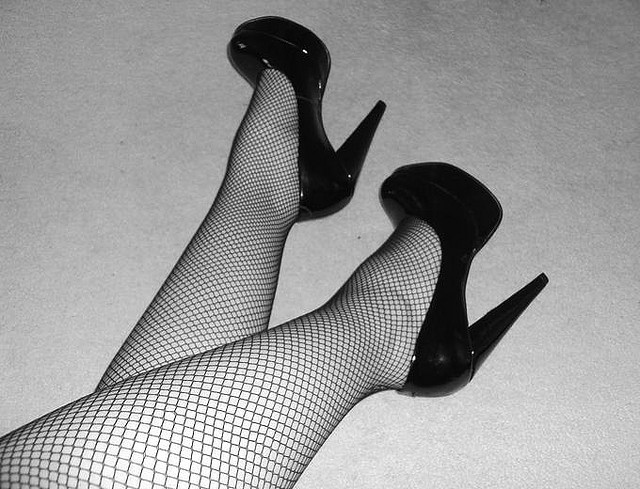 feeet, fetish and fishnets