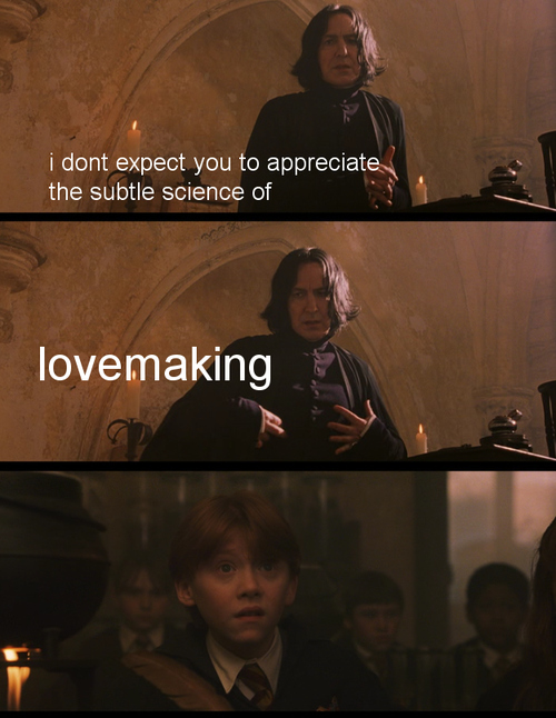 harry, love making and potter