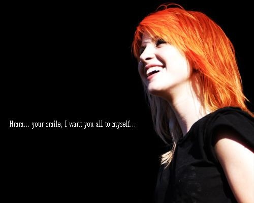 hayley williams, paramore and smile