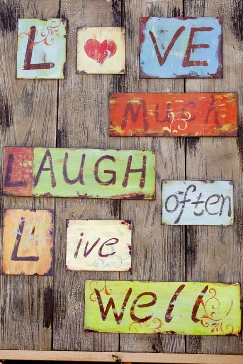 laugh, live and love