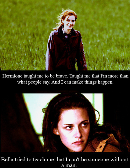 bella swan, bella versus hermione and harry potter