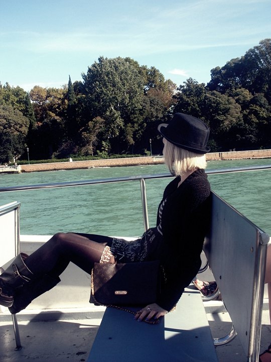 blonde, boat and boots