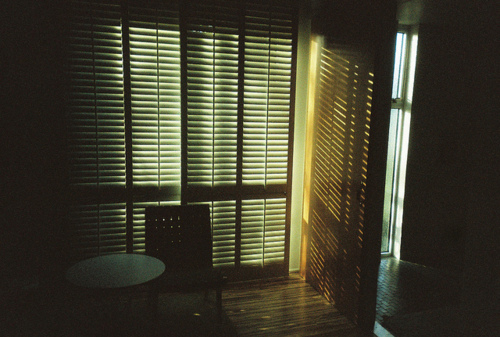 chair, door and shadow
