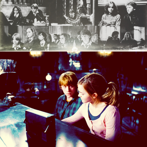deathly hallows, harry potter and hermione granger