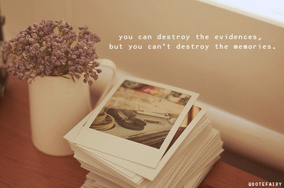 destroy,  evidence and  love
