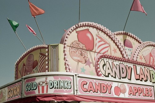 amusement park, candy and candyland
