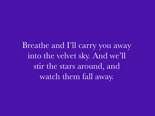 away, breathe and carry