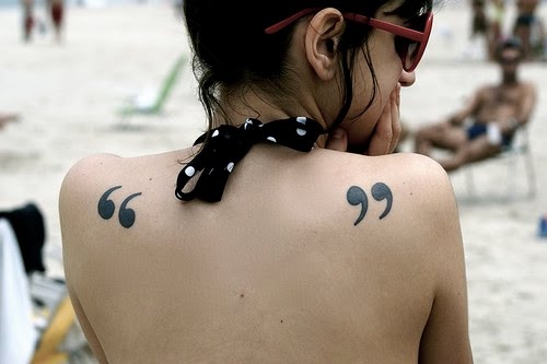 side tattoos of quotes. quotes, sunglasses, tattoo