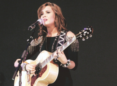 Demi Lovato Guitar on Beautiful  Concert  Demi  Demi Lovato  Guitar   Inspiring Picture On