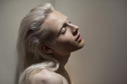 blonde hair martin cohn model pale white