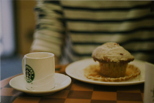 analog, coffe and cupcake