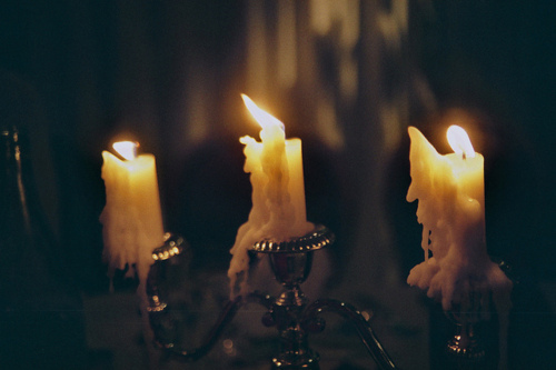 beautiful, candles and dark
