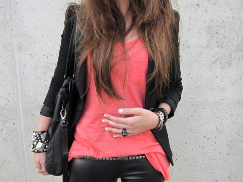 black, edgy and fashion