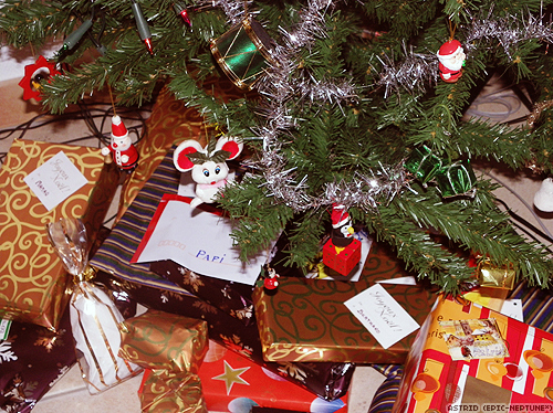 cadeaux, christmas and christmas tree
