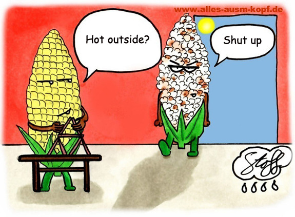 cartoon, corn and funny