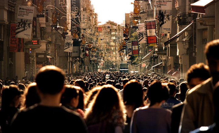 city, crowd and crowded