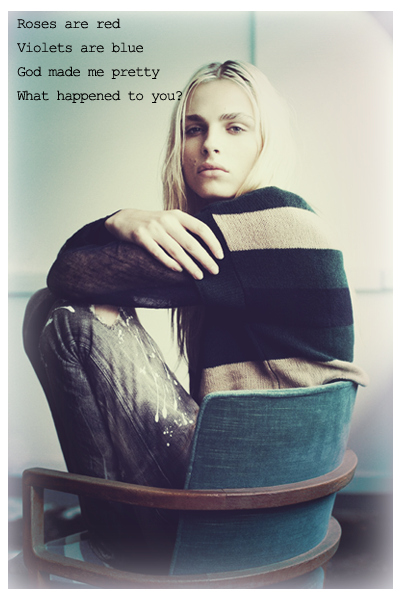 andrej pejic, beautiful and blond
