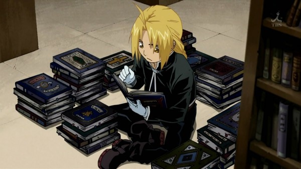 anime, blonde and books
