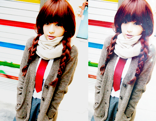 asian, asian girl, beautiful, beauty, cute, dark red hair