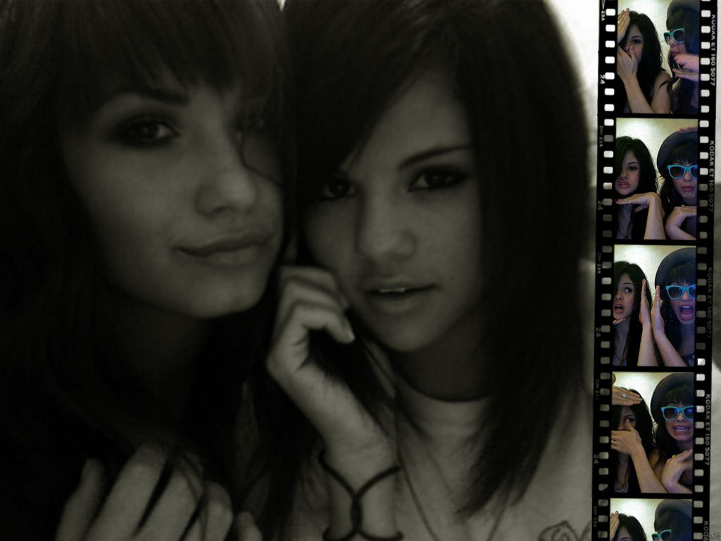 best freinds, black and white and demi lovato